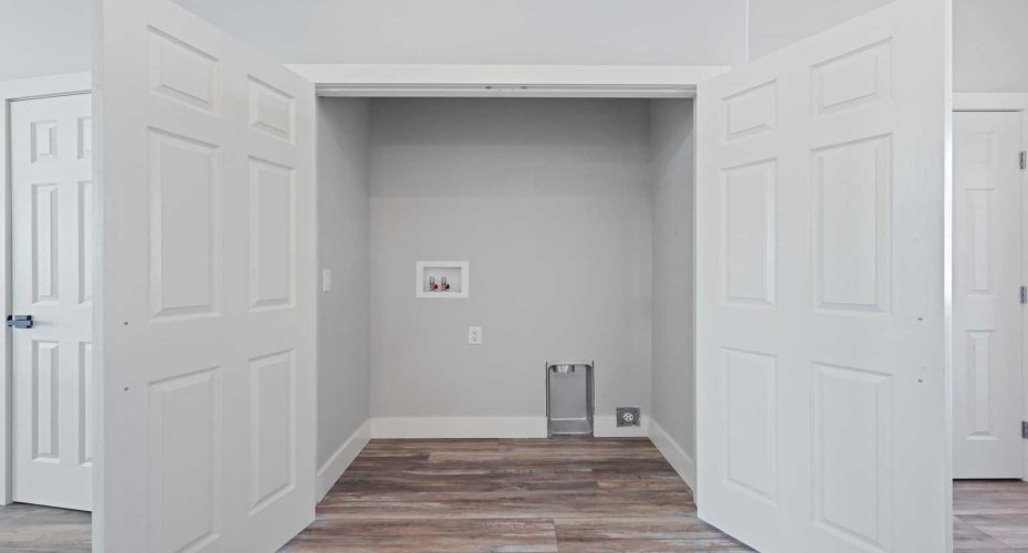 Large closet by entrance