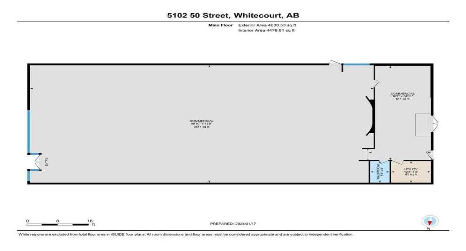 5102 50 Street, Whitecourt, Alberta T7N 1N5, ,Commercial,For Sale,50,A2206379