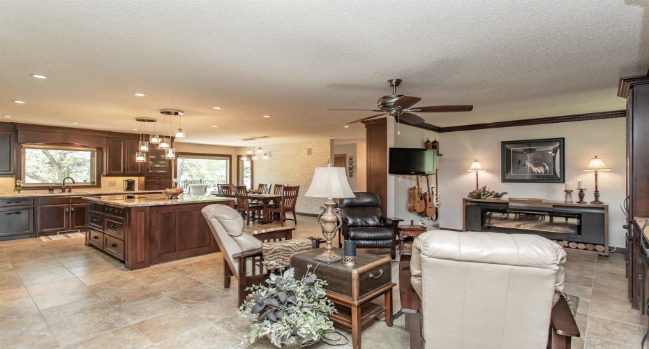 A great open floor plan for sight-lines