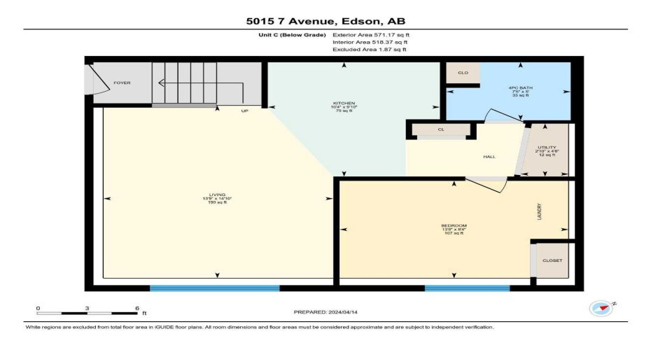 5015 7 Avenue, Edson, Alberta T7E1N7, ,Multi-family,For Sale,7,A2123708