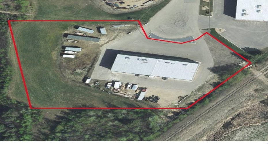 building site plan aand area from web maps