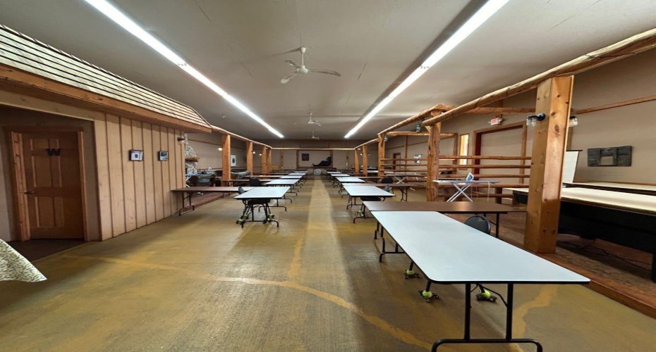 Event centre set up for retreat