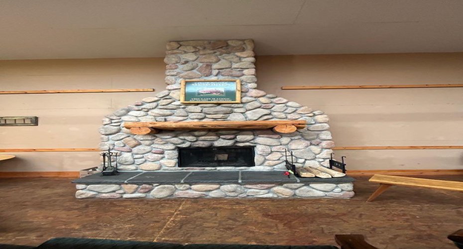 Event centre woodburning fireplace