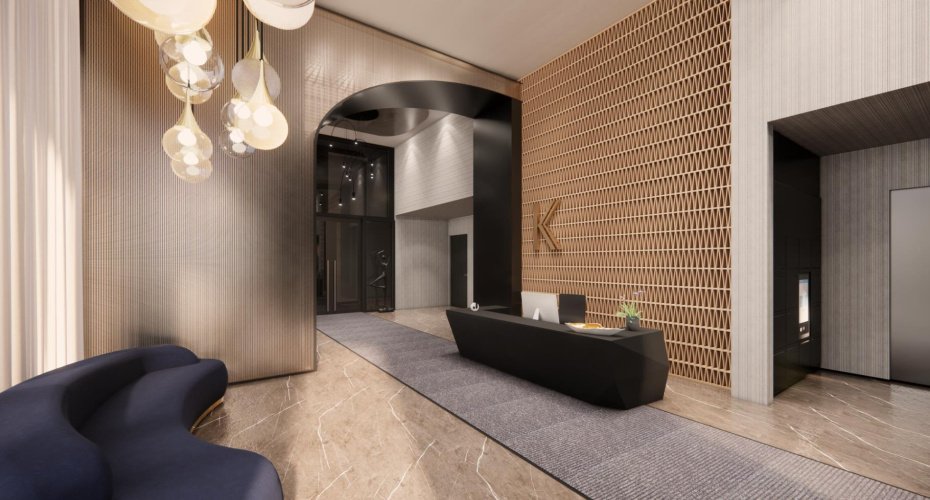 Rendering of the lobby