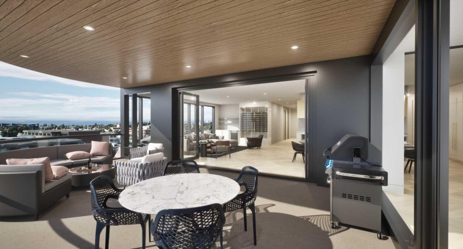 Rendering from the balcony looking in