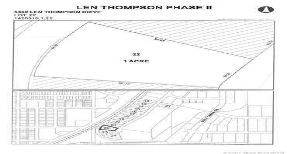 5360 Len Thompson Drive, Lacombe, Alberta T4L 2H3, ,Land,For Sale,Len Thompson,A2195901
