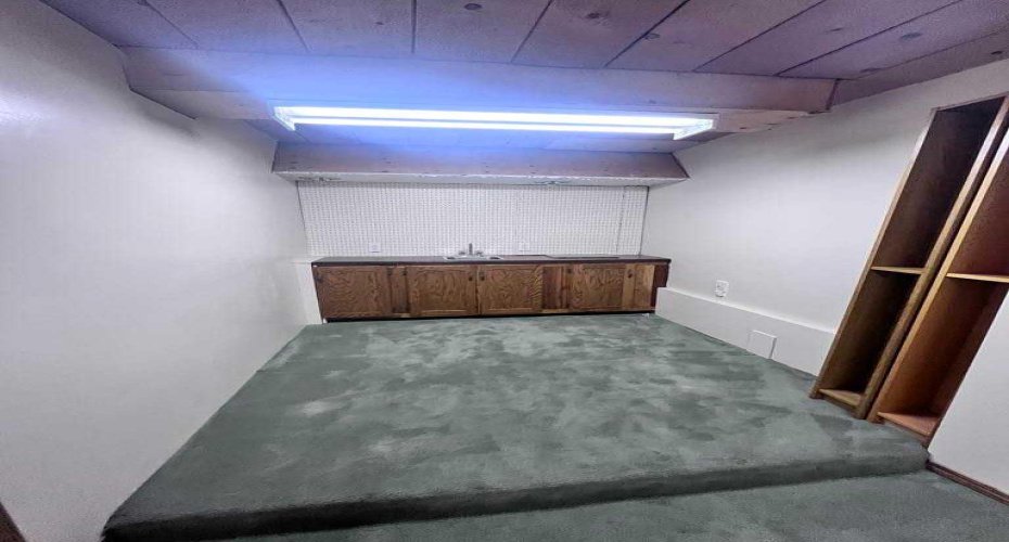 Storage space in basement