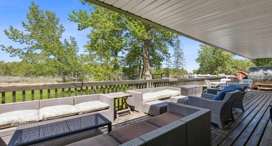 West facing view  from balcony