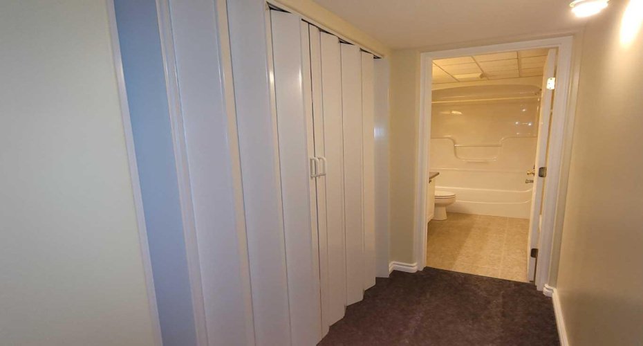 Storage closet & Hall to downstairs