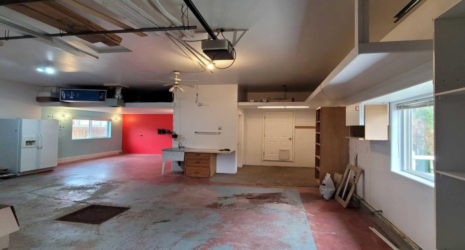 Garage and shop area