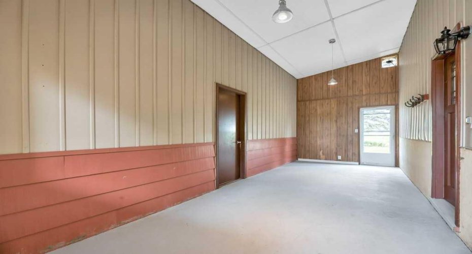 Breezeway attaching the house to the Double Garage.