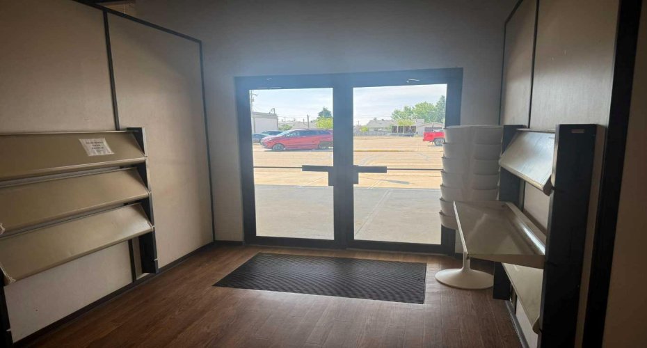 front entrance, boot racks