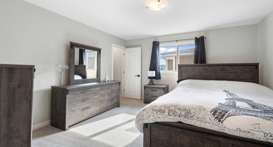 Roomy second bedroom with walk-in closet
