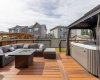 An outside entertainment oasis - composite deck with included gazebo & hot tub