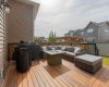 Beautiful composite deck with gas BBQ connector.  Furniture and propane fire pit NOT included.