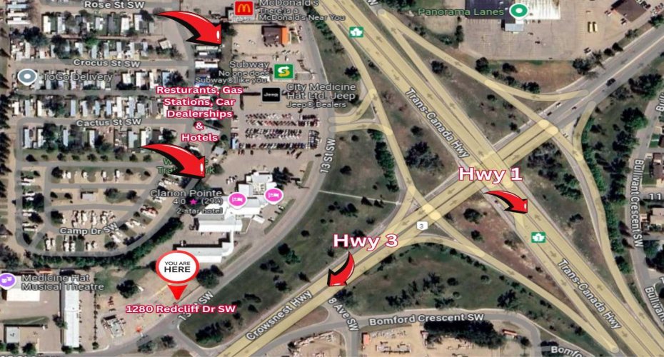 1280 Redcliff Drive, Medicine Hat, Alberta T1A 5E5, 0 , 0 ,0,Land,For Sale,Redcliff,0,A2204272