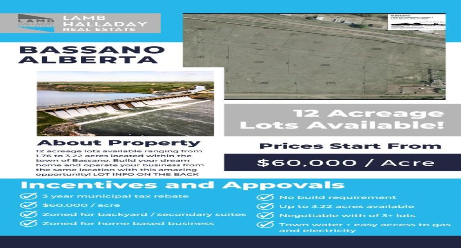 105 Peterson Avenue, Bassano, Alberta T0J 0B0, ,Land,For Sale,Peterson,A2241184