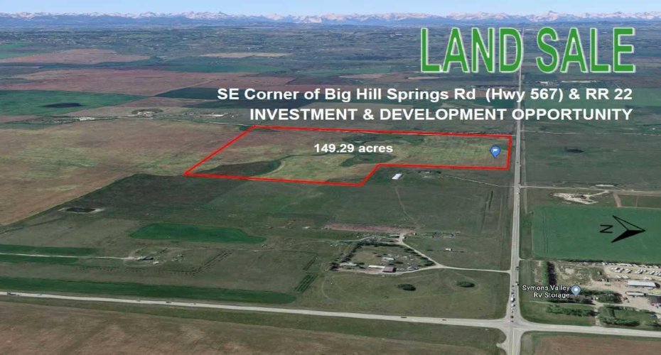 Big Hills Spring Road Rge 22, Rural Rocky View County, Alberta T4B 4R7, ,Land,For Sale,Big Hills Spring Road Rge 22,A2243406