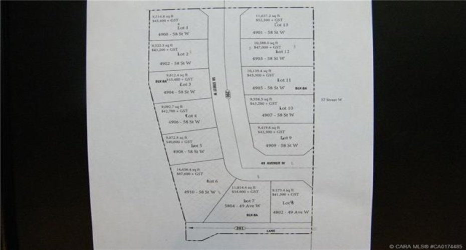 4907 58 Street, Forestburg, Alberta T0B 1N0, ,Land,For Sale,58,CA0174485