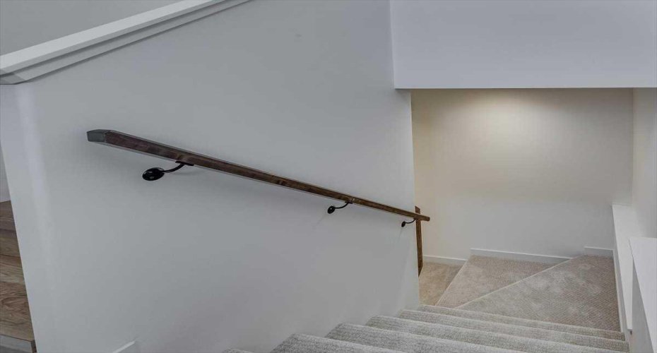 wide stairs to basement