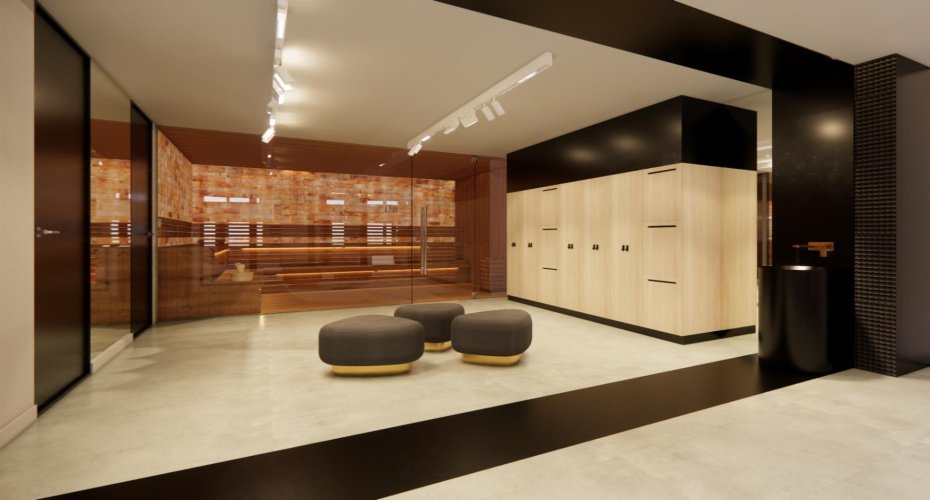Rendering of the Sauna