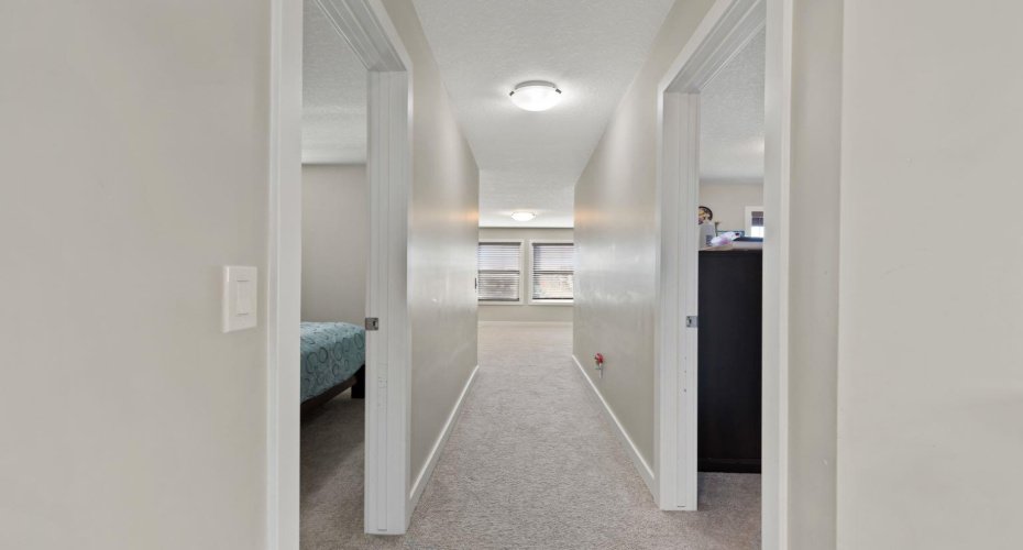 2ed floor hallway  to stairs and bedrooms from bonus room