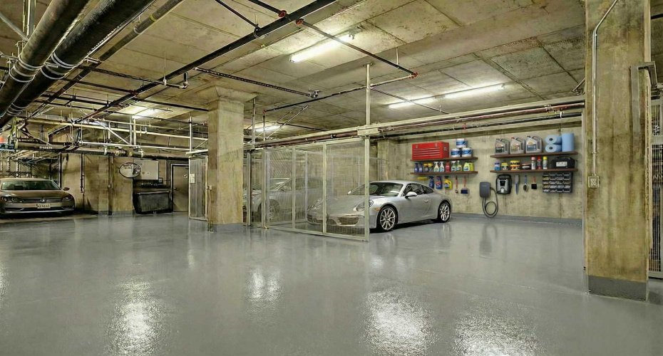 Optional garage upgrade rendering