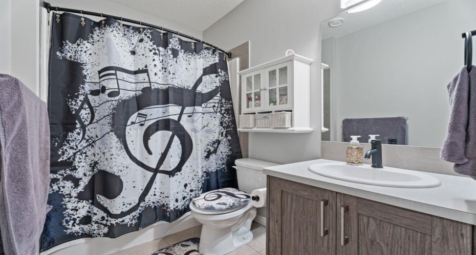 bathroom in basement