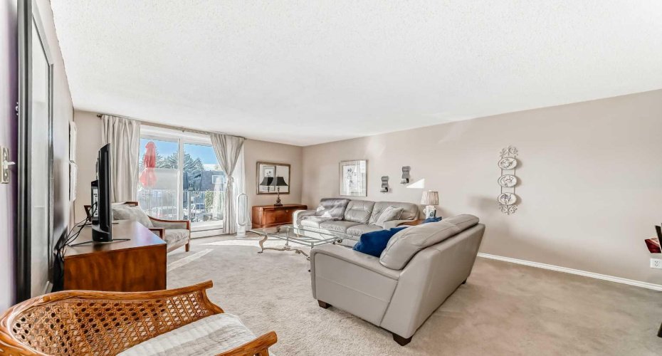 Bright and open living area.