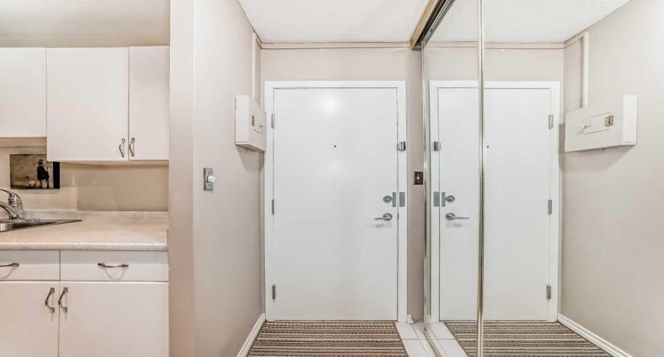 Inviting foyer with a spacious front closet.