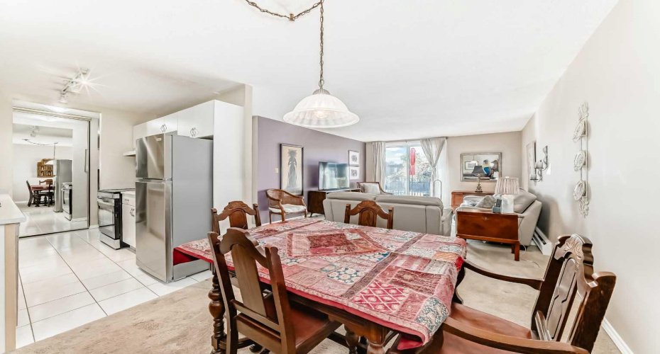 Large, open dining room.