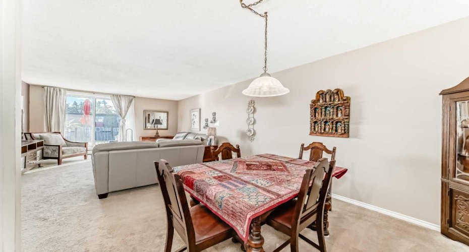 Large, open dining room.