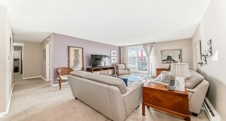 Bright and open living area.