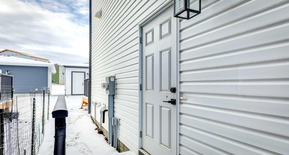 Side Basement Entrance