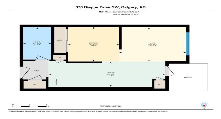 370 Dieppe Drive, Calgary, Alberta T3E 0E6, 1 Bedroom Bedrooms, ,1 BathroomBathrooms,Residential,For Sale,Dieppe,A2266798