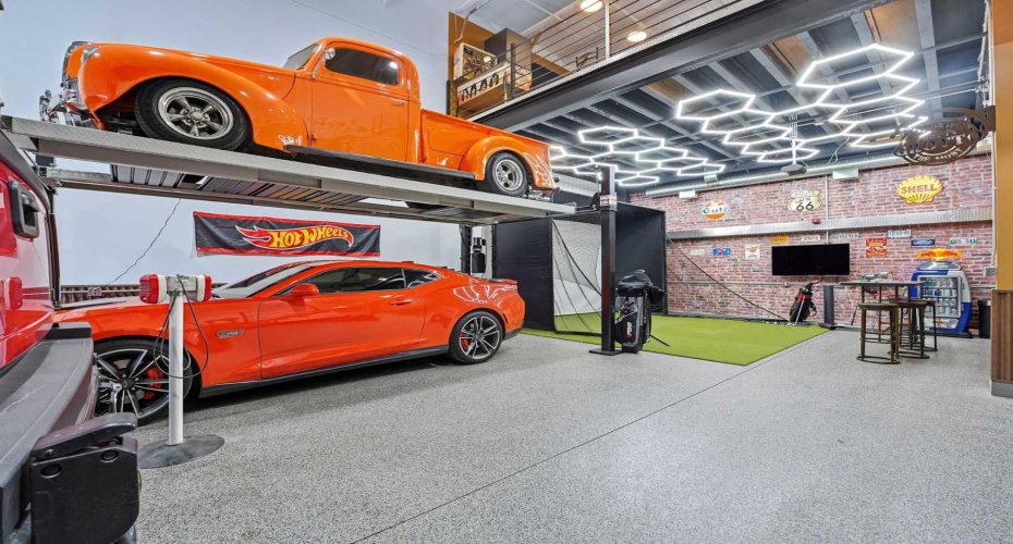 3’8” clearance under mezzanine, perfect for RV parking or vehicle lift systems