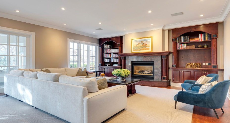 A fireside retreat where comfort meets elegance