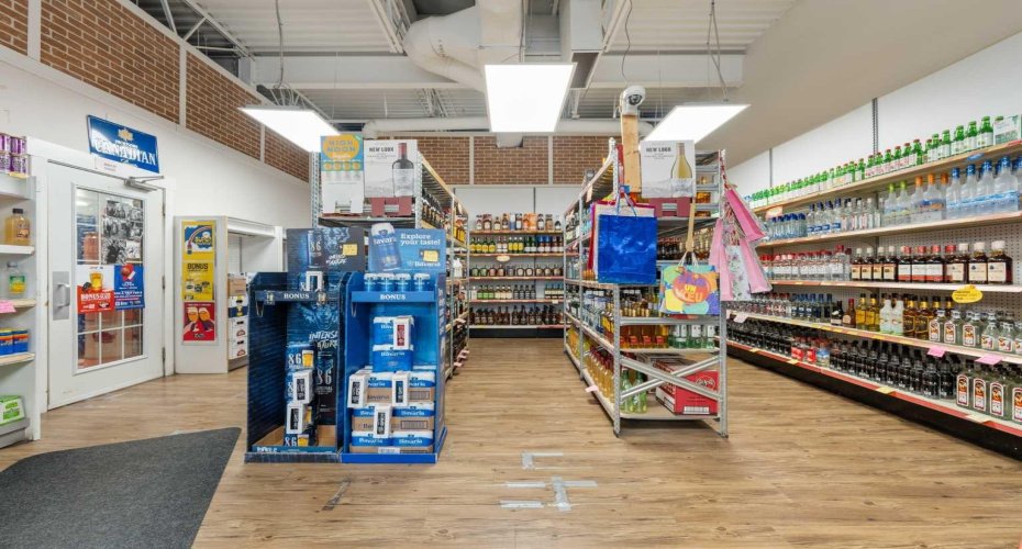 More Rows of Spirits and Displays