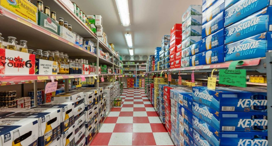 Rows of Beer/Coolers and More