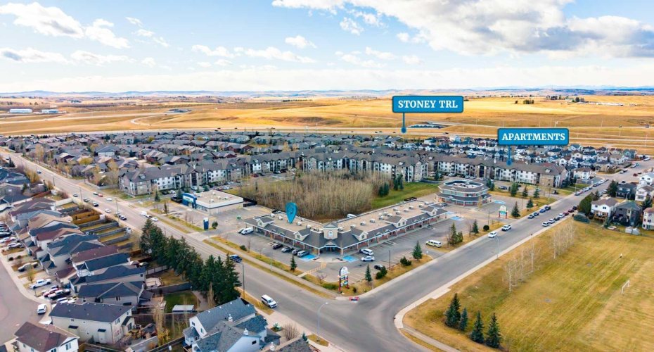 Quick Access to Stoney Trail, and Huge Apartment complex seconds away