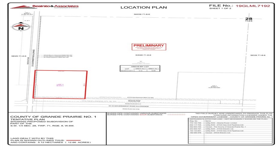 RR 84 Highway 43, Rural Grande Prairie No. 1, County of, Alberta T0H 3S0, ,Land,For Sale,Highway 43,A2000846