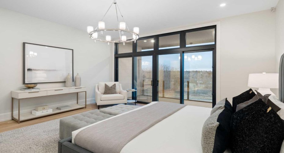 Primary Bedroom with private balcony