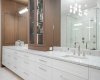 Custom Double Vanity with incredible storage