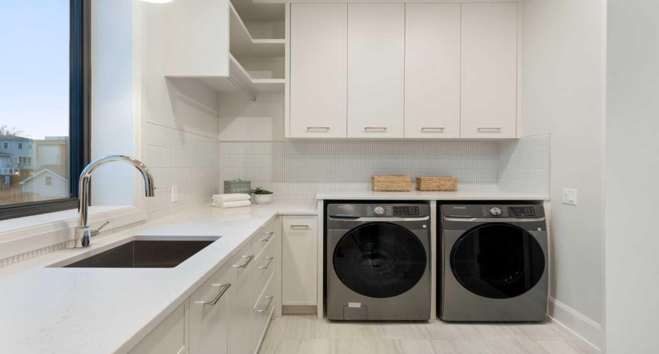Bright Laundry Room