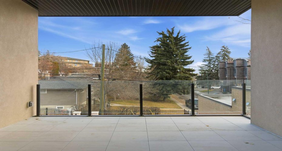 Private Covered Balcony off the living room
