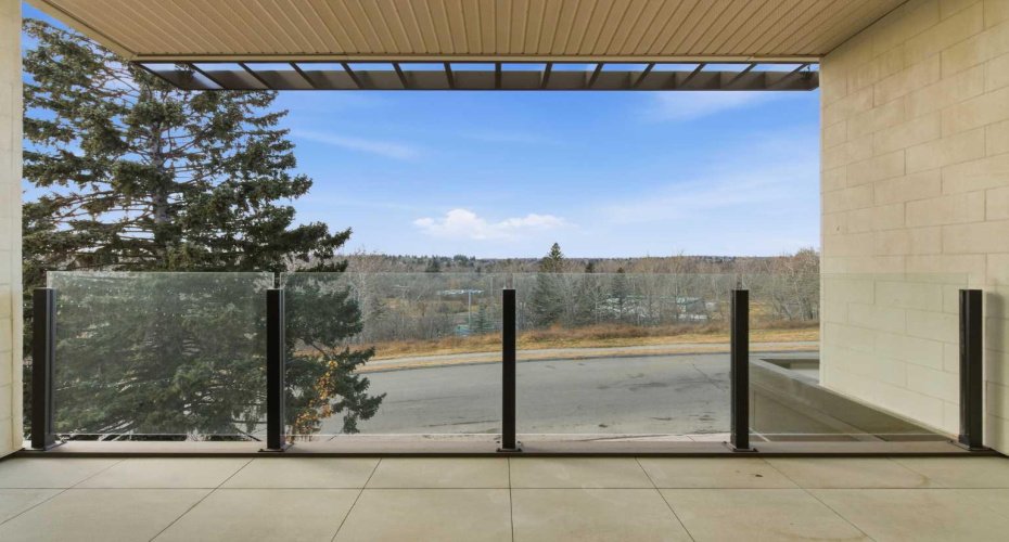 Private Balcony off the primary bedroom