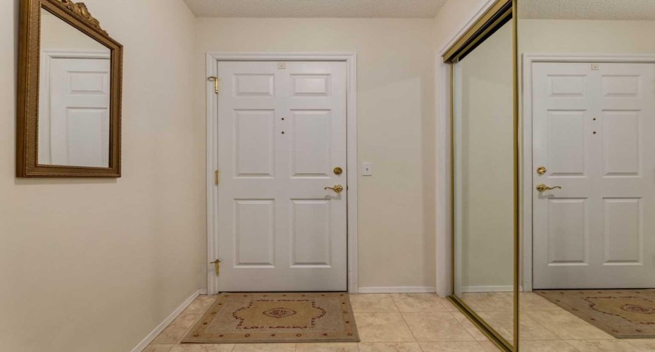 Entry, large closet