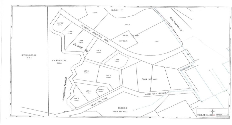 LOT 6 300 INDUSTRIAL Road, Drumheller, Alberta T0J 0Y0, ,Land,For Sale,300 INDUSTRIAL,A2271786