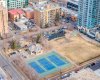 Aerial - views of Haultain Park & Tennis Courts