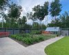 large garden & greenhouse